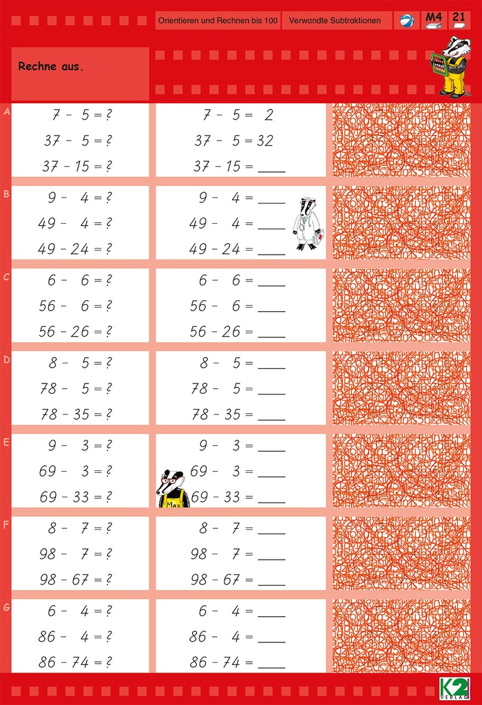 Max Lernkarten Rechnen bis 100