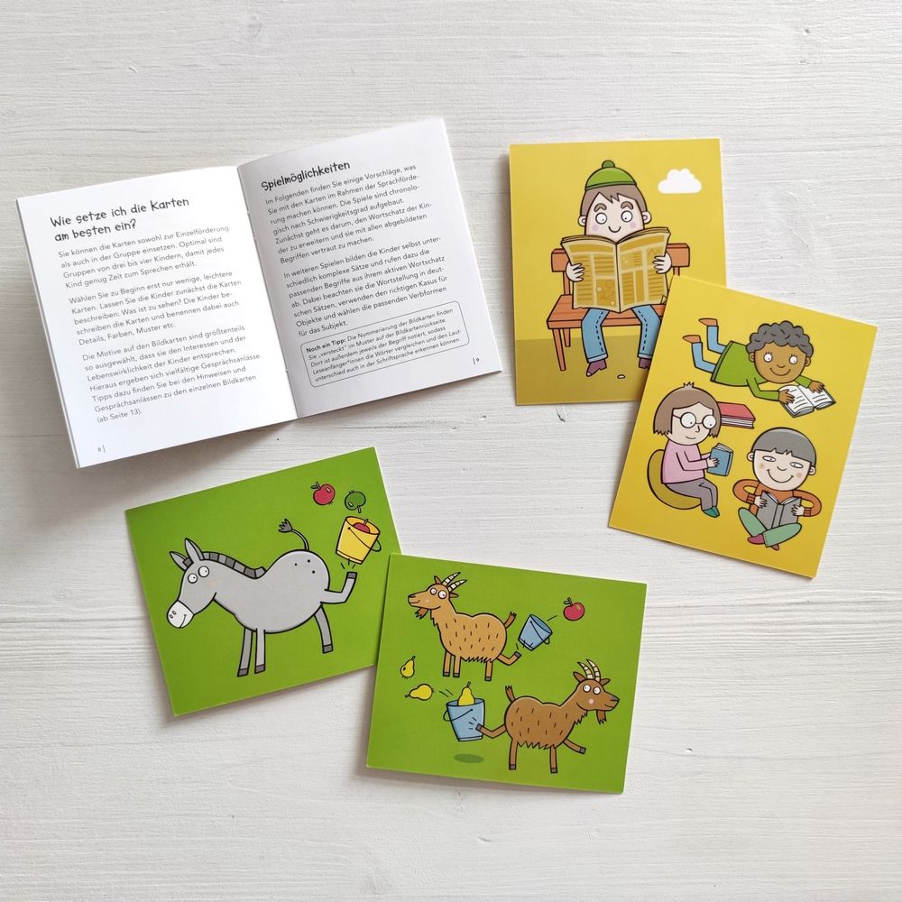 Bildkarten Starke Verben 