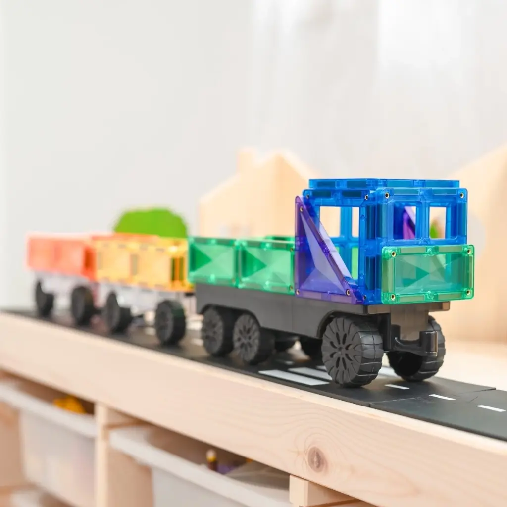 Connetix Magnetbausteine Rainbow Transport Pack 50 Teile