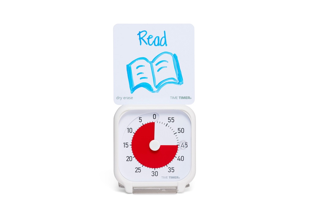 TimeTimer® Tischmodell weiss 7,5 x 7,5 cm
