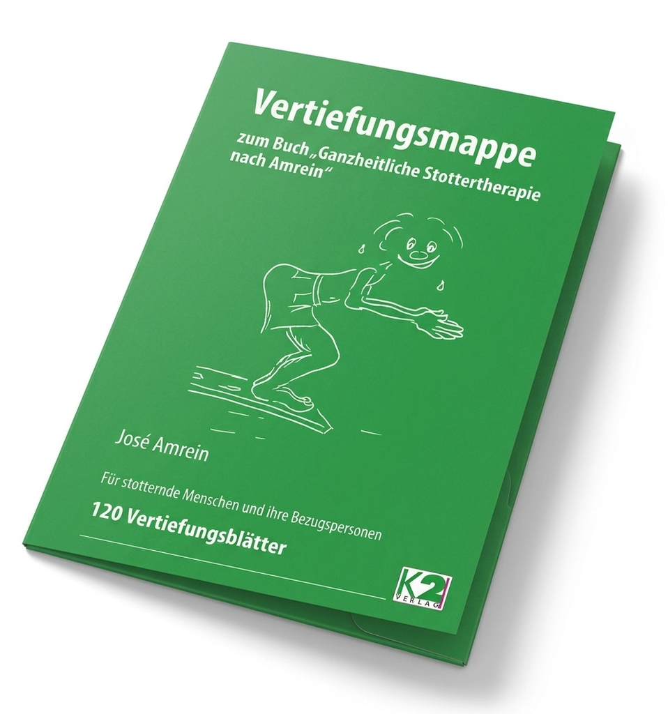 Buch & Vertiefungsmappe – Ganzheitliche Stottertherapie nach Amrein