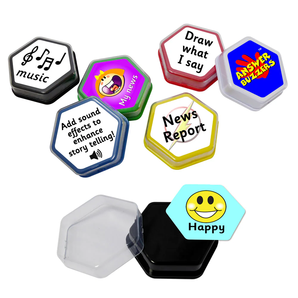 Sprechende Kacheln – 6er‑Pack
