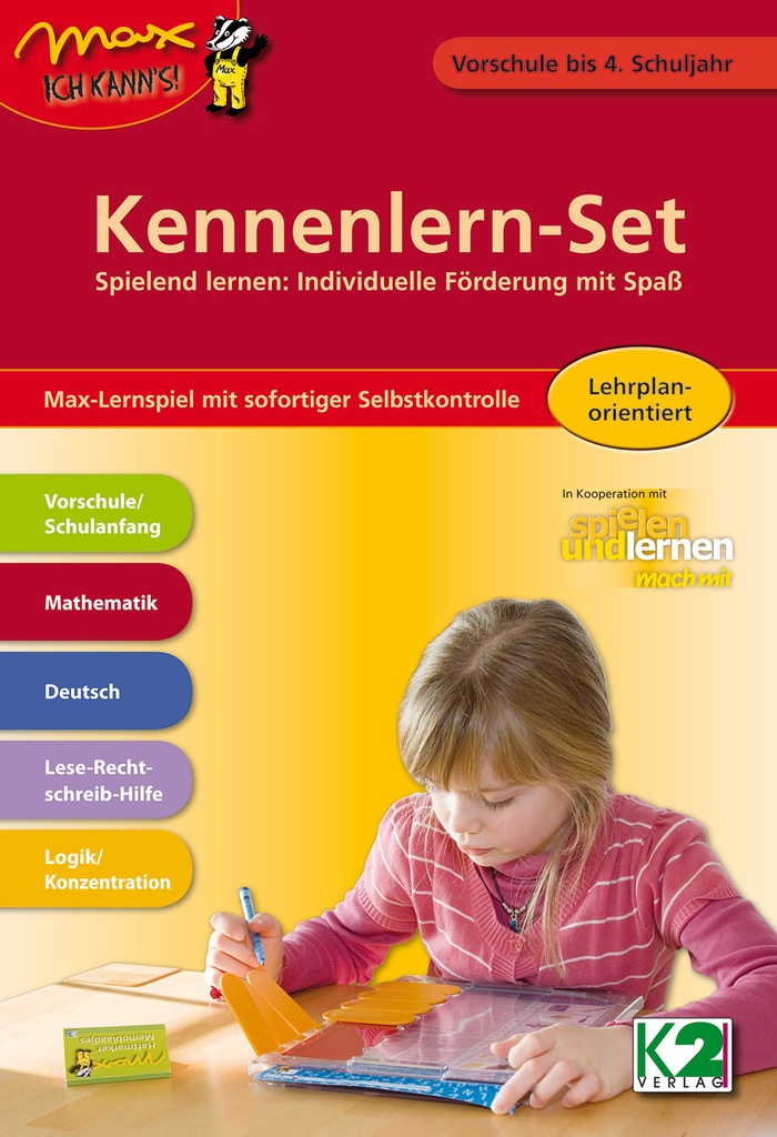 Max Kennenlernset (1 Max Gerät, 32 Lernkarten)