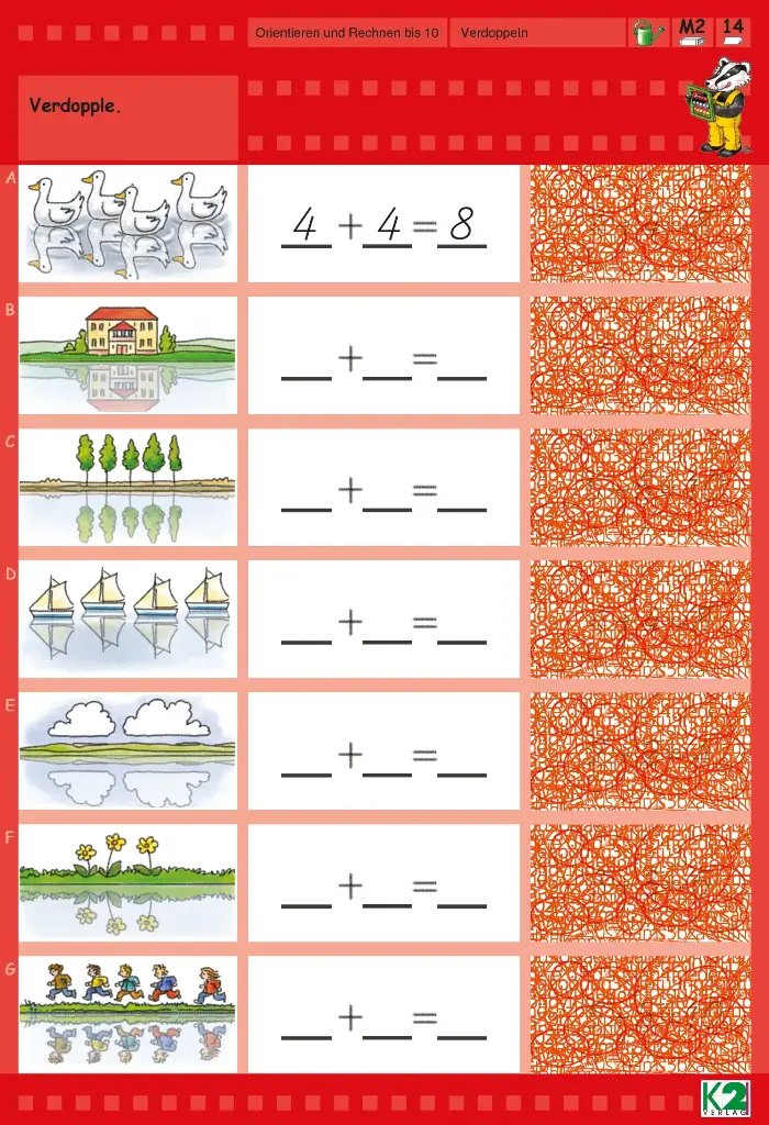 Max Lernkarten Rechnen bis 10