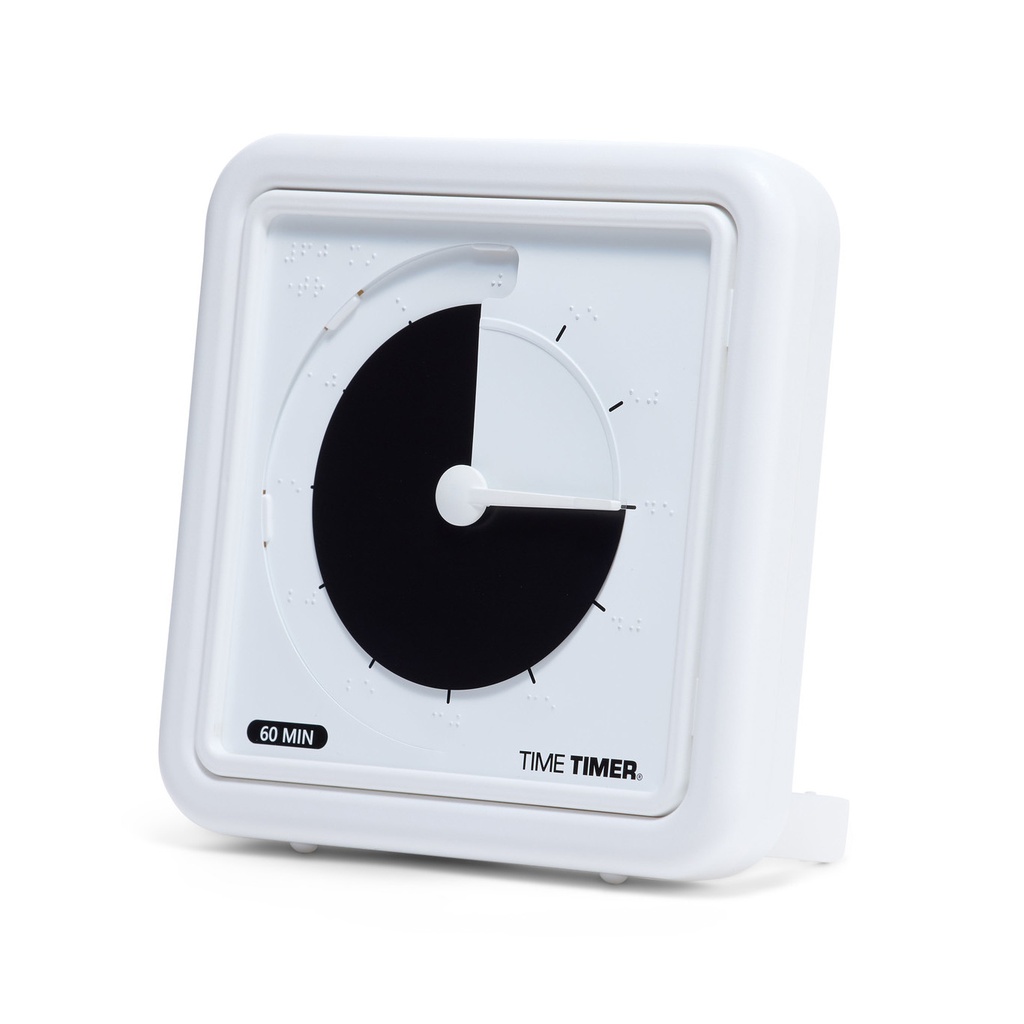 TimeTimer® Braille 19 x 19 cm schwarze Scheibe