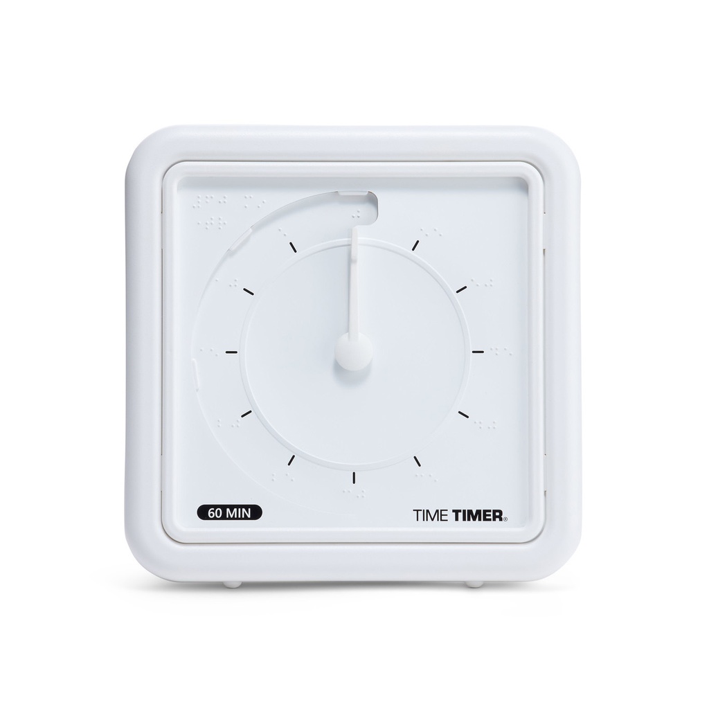 TimeTimer® Braille 19 x 19 cm schwarze Scheibe