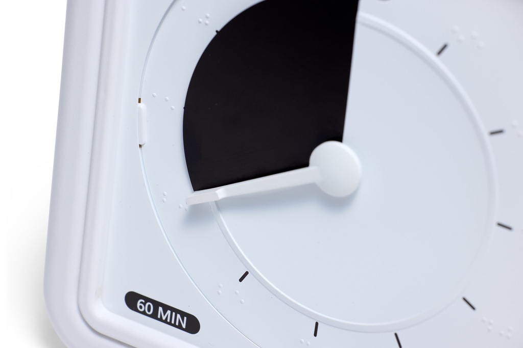 TimeTimer® Braille 19 x 19 cm schwarze Scheibe