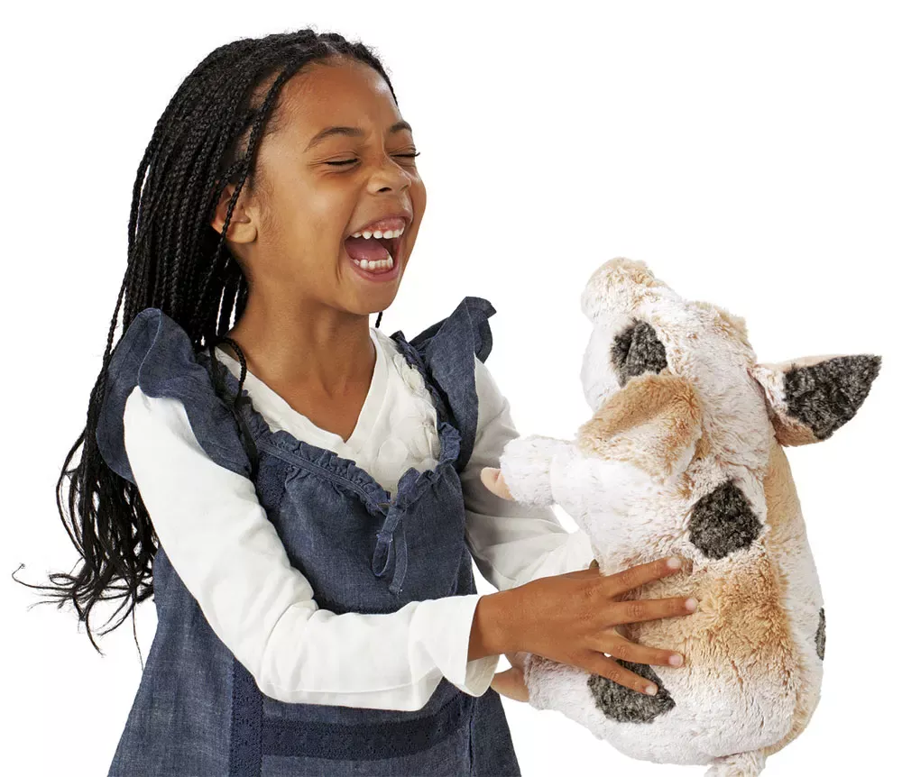 Handpuppe grunzendes Schweinchen