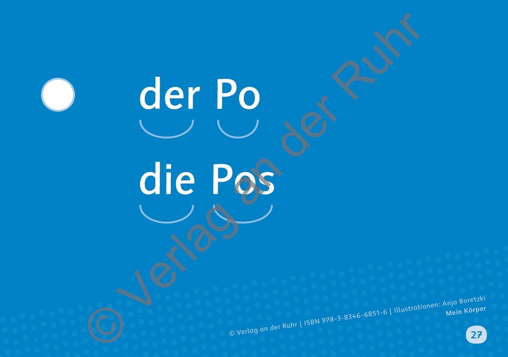 Interaktive Bildkarten zur Sprachförderung Grundwortschatz – Mein Körper