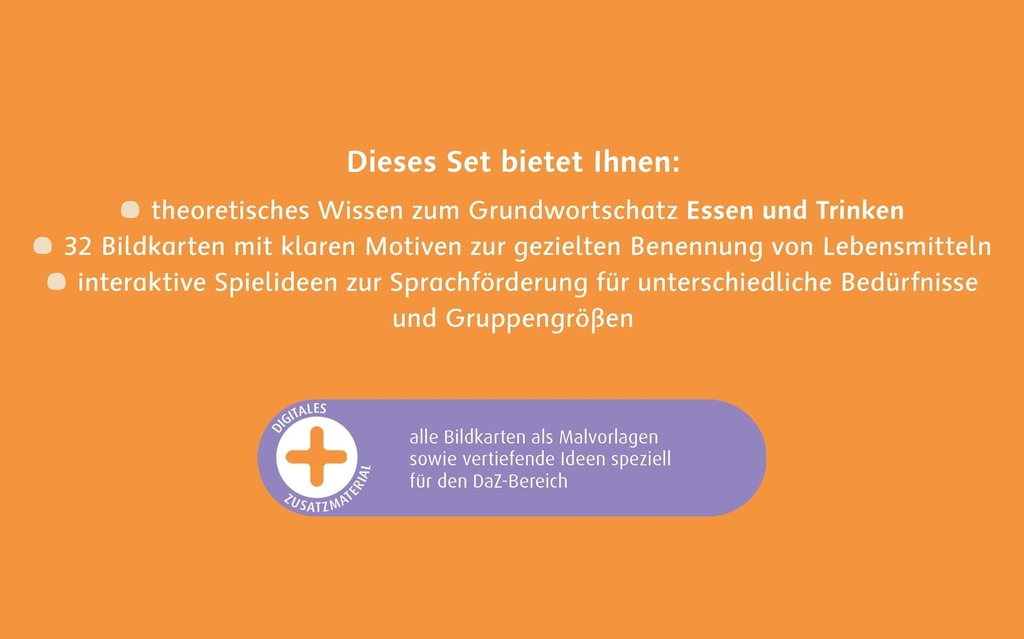 Wortschatzbilder Essen und Trinken