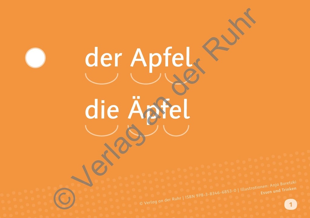 Wortschatzbilder Essen und Trinken