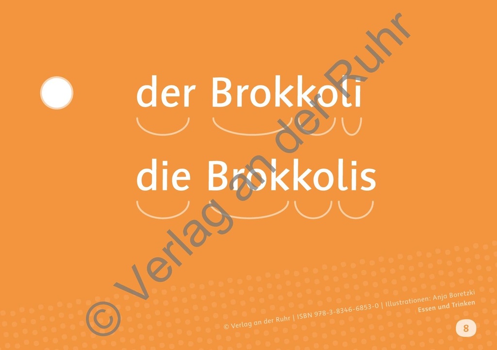 Wortschatzbilder Essen und Trinken