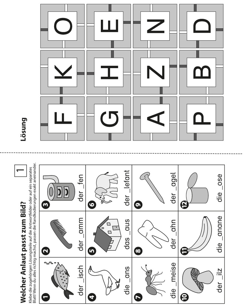 Vom Laut zum Wort: Lesestart, Teil 1 PDF