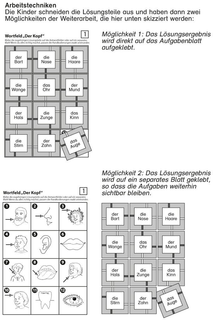 Erste Wörter in Wortfeldern PDF