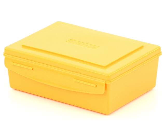 * Aufbewahrungsbox gelb 7x19x15 cm