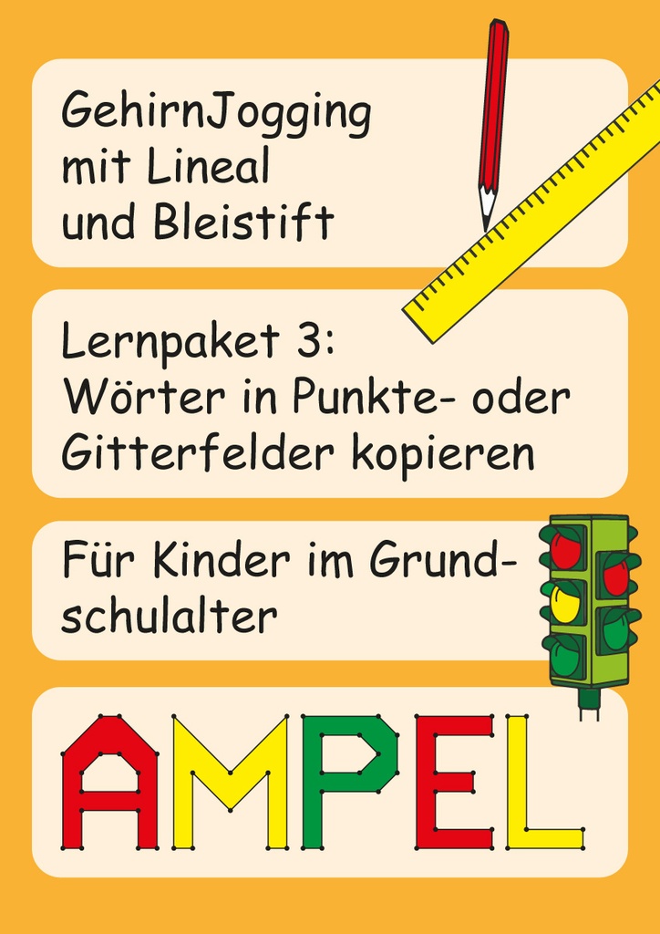 Lernpacket 3: Wörter in Punkte- oder Gitterfelder kopieren